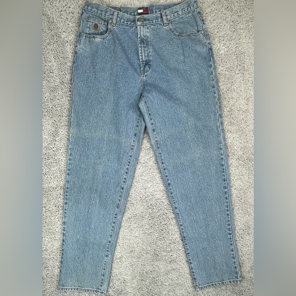 Vintage Tommy Hilfiger Jeans Mens 38 x 30 New with Tags Retro Classic Denim Prep